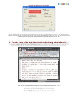 Chuyển mã phông chữ với Unikey