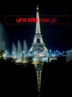 ĐỒ THỊ HÀM SỐ Y = ax + b