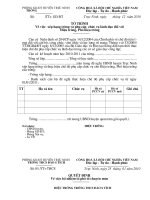 MẪU QĐ BỔ NHIỆM TỔ TRƯỞNG , XÊP HẠNG TRƯỜNG ,NHẬN XÉT CÁN BỘ HỢP ĐỒNG  2010