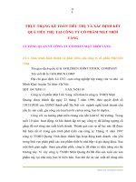 THỰC TRẠNG KẾ TOÁN TIÊU THỤ VÀ XÁC ĐỊNH KẾT QUẢ TIÊU THỤ TẠI CÔNG TY CỔ PHẦM MẶT TRỜI VÀNG