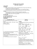 ÔN TẬP HKI HÓA 11 CƠ BẢN