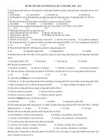 de kiem tra thu hk I hoa 12 2010