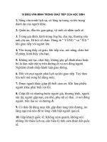 10dieu van minh trong giao tiep  cua  hoc sinh