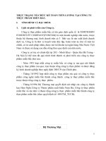 THỰC TRẠNG TỔ CHỨC KẾ TOÁN TIỀN LƯƠNG TẠI CÔNG TY THỰC PHẨM MIỀN BẮC