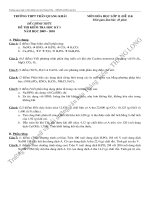 Đề thi HKI 09-10 Trần Quang Khải