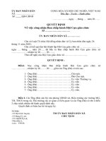 Hồ sơ thành lập Hội Cựu giáo chức các xã.Thị Trấn