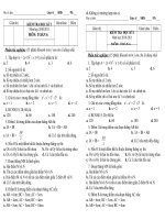 De thi hoc ki I 6-7-8 chat luong