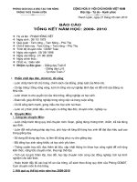 Tổng kết năm học