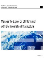 Manage the Explosion of Information with IBM Information Infrastructure
