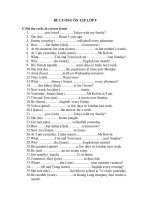 de cuong ôn tâp tieng anh 9