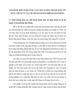 GIẢI PHÁP, KIẾN NGHỊ NÂNG CAO CHẤT LƯỢNG THANH TOÁN TÍN DỤNG CHỨNG TỪ TẠI CHI NHÁNH TECHCOMBANK HẢI PHÒNG