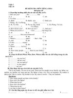 KT 1 tiết - tuần 7