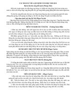 Nhung bài hat qui dịnh nam hoc 2010.2011