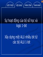 sự hoạt động của alu