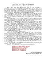 LANG THANH TREN NHUNG CUNG DAN