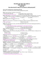 ĐỀ KTRA 45 PHÚT KHỐI 12