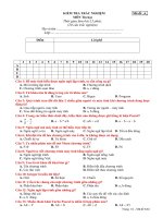 Đề KT 15'''' Tin 8(LT) - đề 6