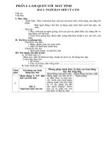 Giáo án Tin 3 đầy đủ