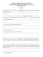 Đề thi HSG MTBT lớp 9