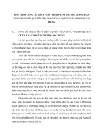 HOÀN THIỆN CÔNG TÁC HẠCH TOÁN THÀNH PHẨM  TIÊU THỤ THÀNH PHẨM VÀ XÁC ĐỊNH KẾT QUẢ TIÊU THỤ THÀNH PHẨM TẠI CÔNG TY CƠ KHÍ QUANG TRUNG