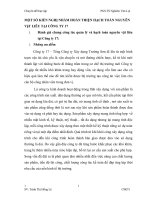 MỘT SỐ KIẾN NGHỊ NHẰM HOÀN THIỆN HẠCH TOÁN NGUYÊN VậT LIÊU TẠI CÔNG TY 17