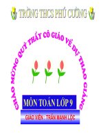 tiết 27 đường thẳng song song và đường thẳng cắt nhau9