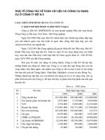 Thực tế công tác kế toán vật liệu và công cụ dụng cụ ở công ty dệt 8_3