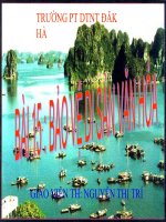 Bài: DI SẢN VĂN HÓA ( Tiết 1)