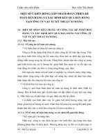 MỘT SỐ Ý KIẾN ĐÓNG GÓP NHẰM HOÀN THIỆN KẾ TOÁN BÁN HÀNG VÀ XÁC ĐỊNH KẾT QUẢ BÁN HÀNG TẠI CÔNG TY VẬT TƯ KỸ THUẬT XI MĂNG