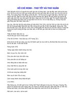 HỒ CHÍ MINH - THƠ TẾT VÀ THƠ XUÂN