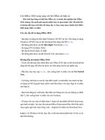 Cài Office 2010 song song với bộ Office cũ hiện có