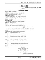 Giáo án lớp 3-Tuần 16