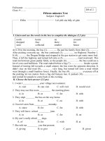 kiểm tra 1 tiết lần 2 (đề 2) học kỳ 1