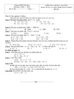 DE KIEM DAI SO 8 CHUONG I CHUAN