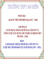 Cách mạng tháng 10 Nga - Hỗ Trợ sinh động