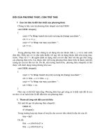 ĐỐI CỦA PHƯƠNG THỨC, CON TRỎ THIS