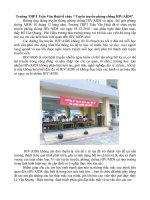 TRƯỜNG THPT TRẦN VĂN HOÀI TUYÊN TRUYỀN PHÒNG CHỐNG HIV/AIDS