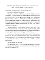 PHÂN TÍCH TÌNH HÌNH THỰC HIỆN CÔNG TÁC ĐGTHCV TRONG