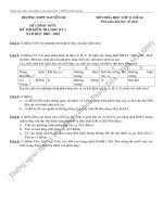 Đề thi HKI 09-10 Nguyễn Du_Nâng cao