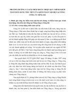 PHƯƠNG HƯỚNG VÀ GIẢI PHÁP HOÀN THIỆN QUY TRÌNH KIỂM TOÁN BÁN HÀNG THU TIỀN CỦA KIỂM TOÁN NỘI BỘ TẠI TỔNG CÔNG TY SÔNG ĐÀ