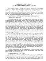 De cuong 1000 Thang Long ha Noi