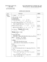 Hướng Dẫn Chấm Toán 12