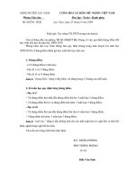 Quy định tháng điểm Tiểu học