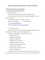 PHÂN TÍCH TÌNH HÌNH TIỀN LƯƠNG Ở CÔNG TY MATEXIM