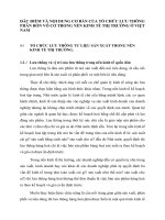 ĐĂC ĐIỂM VÀ NỘI DUNG CƠ BẢN CỦA TỔ CHỨC LƯU THÔNG PHÂN BÓN VÔ CƠ TRONG NỀN KINH TẾ THỊ TRƯỜNG Ở VIỆT NAM