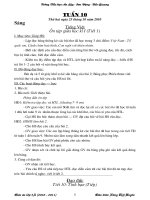 Giáo án 5 - Tuần 10