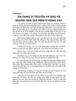 ĐA DẠNG DI TRUYỀN VÀ BẢO VỆ NGUỒN GEN QUÍ HIẾM Ở ĐỘNG VẬT