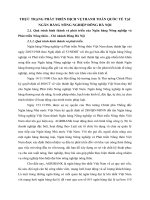 THỰC TRẠNG PHÁT TRIỂN DỊCH VỤTHANH TOÁN QUỐC TẾ TẠI NGÂN HÀNG NÔNG NGHIỆP ĐÔNG HÀ NỘI