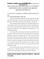 THỰC TRẠNG KẾ TOÁN TIỀN LƯƠNG VÀ CÁC KHOẢN TRÍCH THEO LƯƠNG TẠI PHÒNG TÀI CHÍNH KẾ HOẠCH HUYỆN PHÙ YÊN