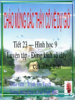 bai 2 - duong kinh va day cua duong tron